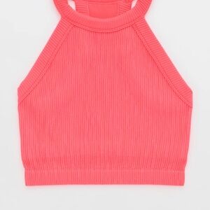 AE Superchill Seamless High Neck Halter Top
